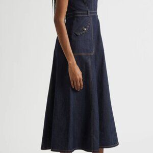 Malani Denim Midi Dress Cinq a Sept